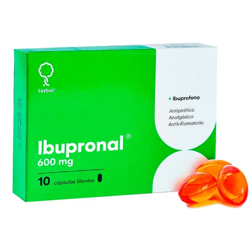 IBUPRONAL 600 MG CAJA X 10 CAPSULAS - Ecofarma