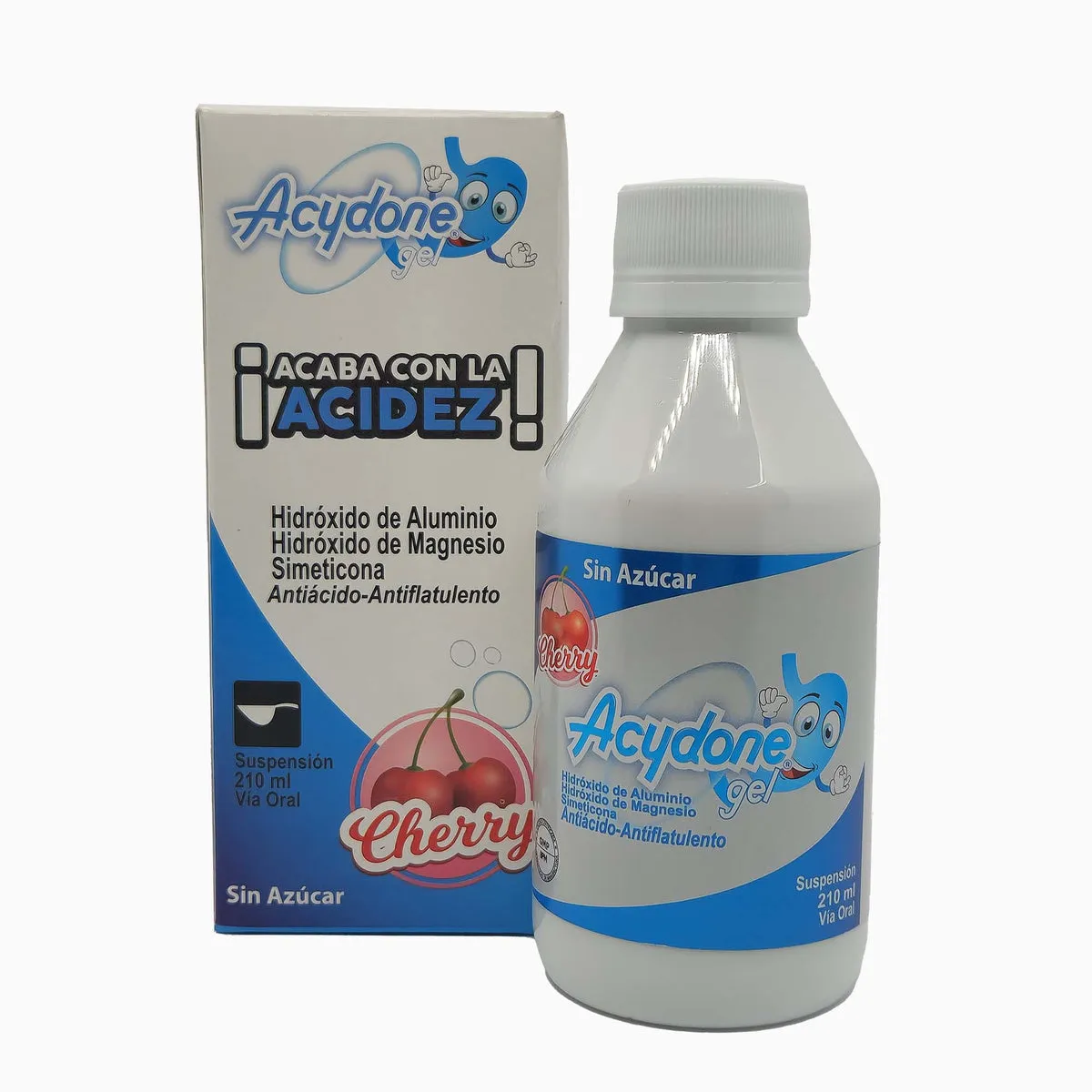 ACYDONE GEL  SUSPENSION    CHERRY FRASO X 210 ML - Ecofarma
