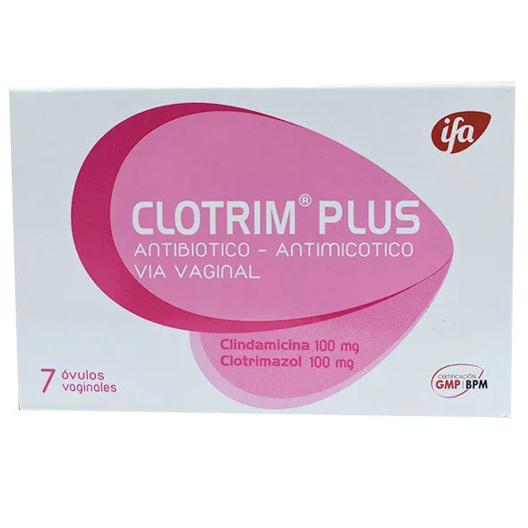 CLOTRIM PLUS CAJA X 7 OVULO VAGINAL - Ecofarma