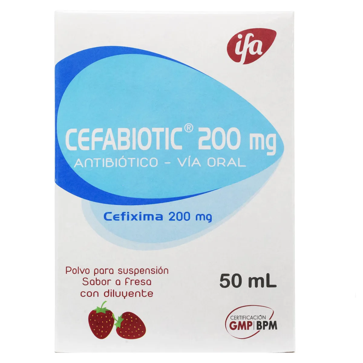 CEFABIOTIC 200 MG SUSPENCION FCO X 50 ML - Ecofarma