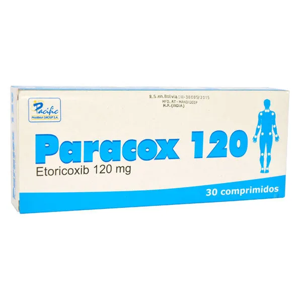 PARACOX 120 MG CAJA X 30 COMPRIMIDOS - Ecofarma