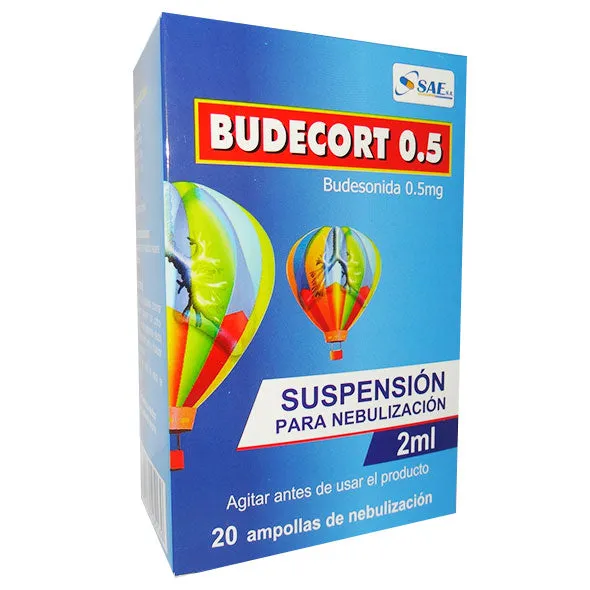 BUDECORT 0,5 MG  SUSPENSION    P/NEBULIZAR X 20 AMPOLLAS - Ecofarma