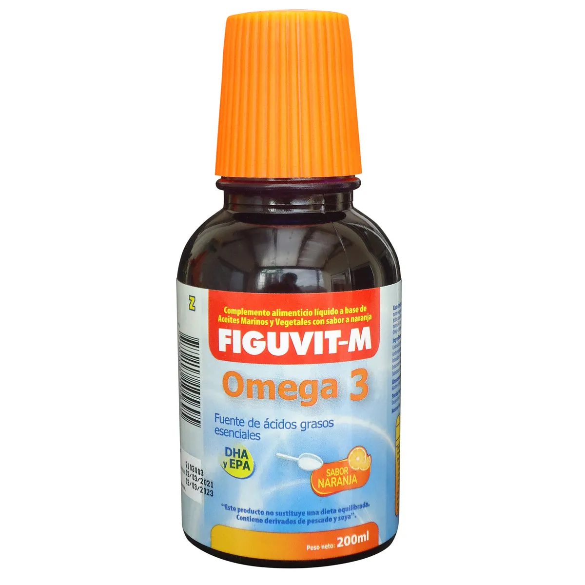 FIGUVIT M OMEGA 3 JARABE FCO X 200 ML. - Ecofarma