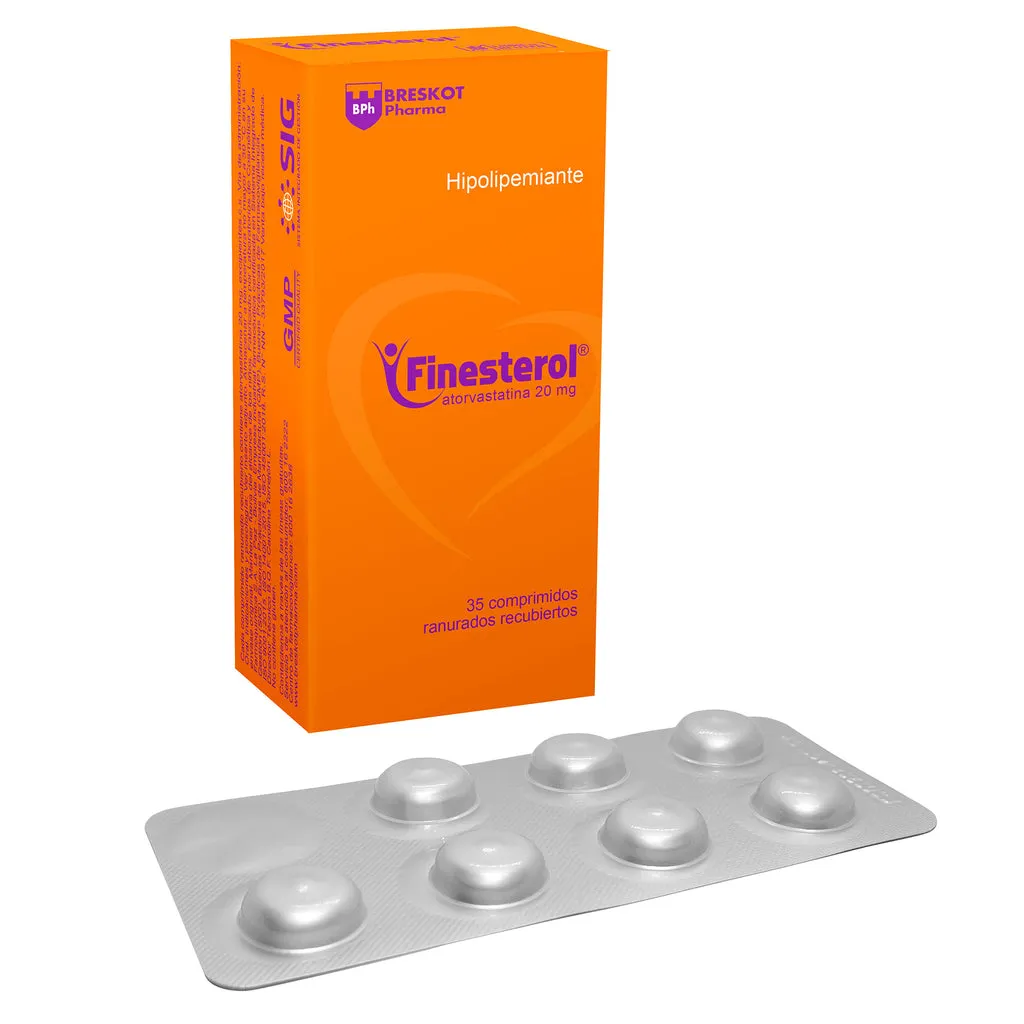 FINESTEROL 20 MG CAJA X 35 COMPRIMIDOS - Ecofarma