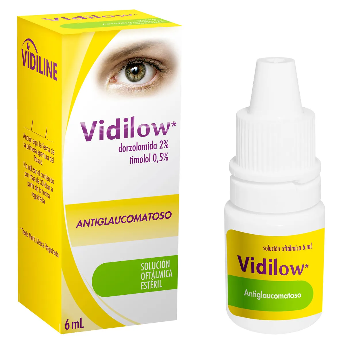 VIDILOW B SP SOLUCION OFTALMICA X 6 ML - Ecofarma