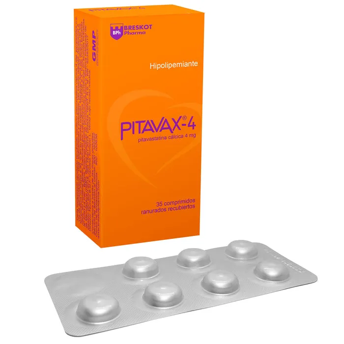 PITAVAX 4 MG CJA X 35 COMPRIMIDOS - Ecofarma