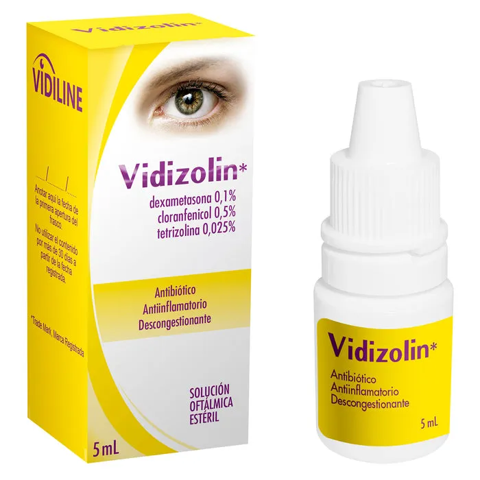 VIDIZOLIN COLIRIO X 5 ML - Ecofarma