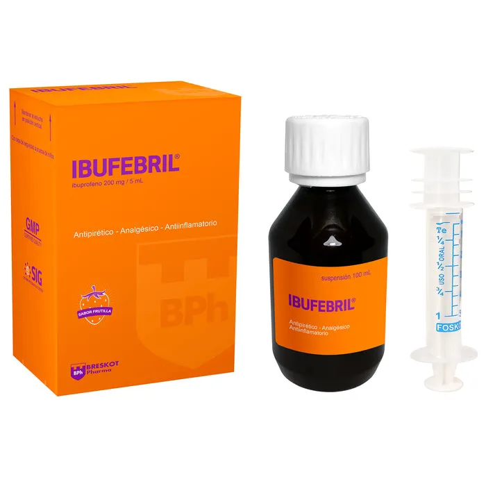 IBUFEBRIL 200 MG SUSPENCION FCO X 100 ML. - Ecofarma
