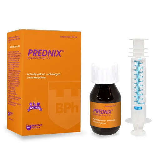 PREDNIX 20 MG SUSPENSION  FCO X 60 ML - Ecofarma