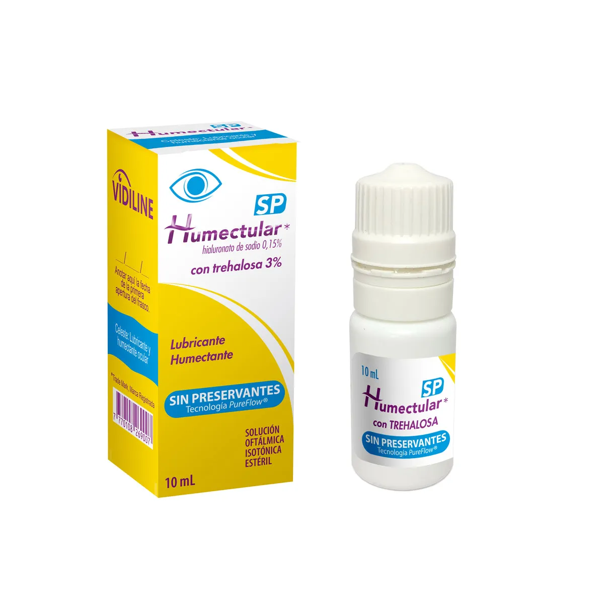 HUMECTULAR SP GOTAS OFTALMICAS X 10 ML - Ecofarma