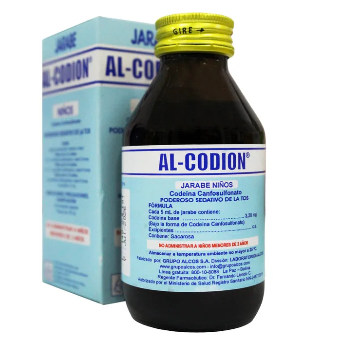 ALCODION NIÑOS JARABE FCO X 100 ML - Ecofarma