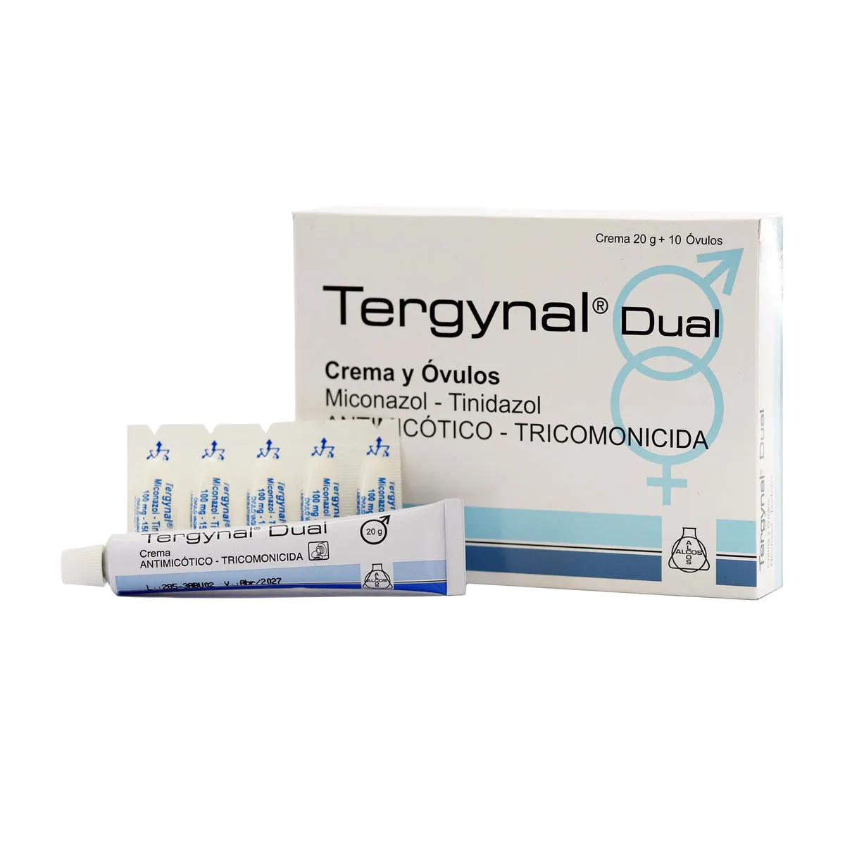 TERGYNAN DUAL CAJA X 10 OVULOS + TUBO X 20 G - Ecofarma