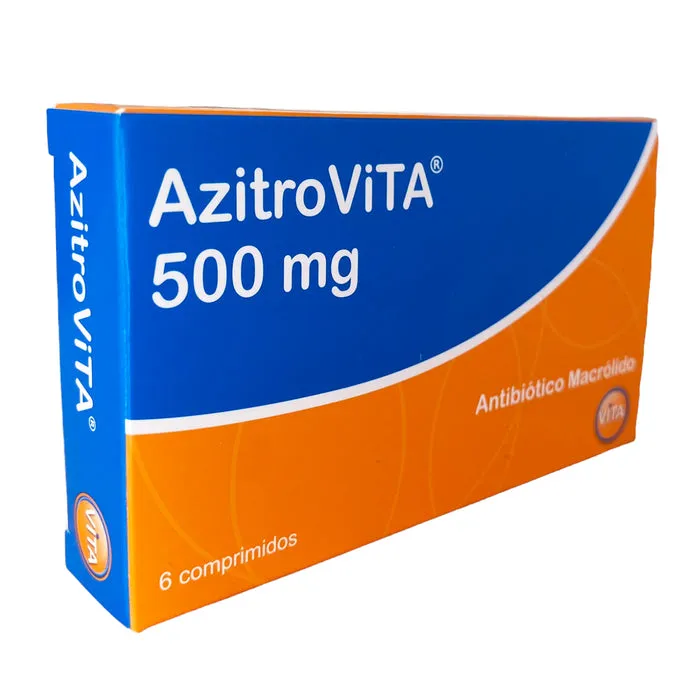 AZITROVITA 500 MG CAJA X 6 COMPRIMIDOS - Ecofarma