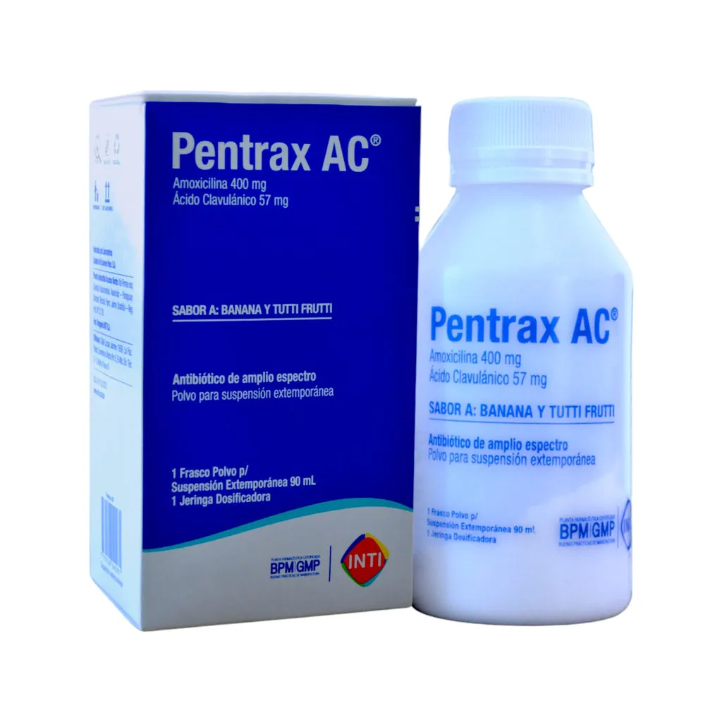 PENTRAX AC 400/57 MG SUSPENCION FCO X 90 ML - Ecofarma