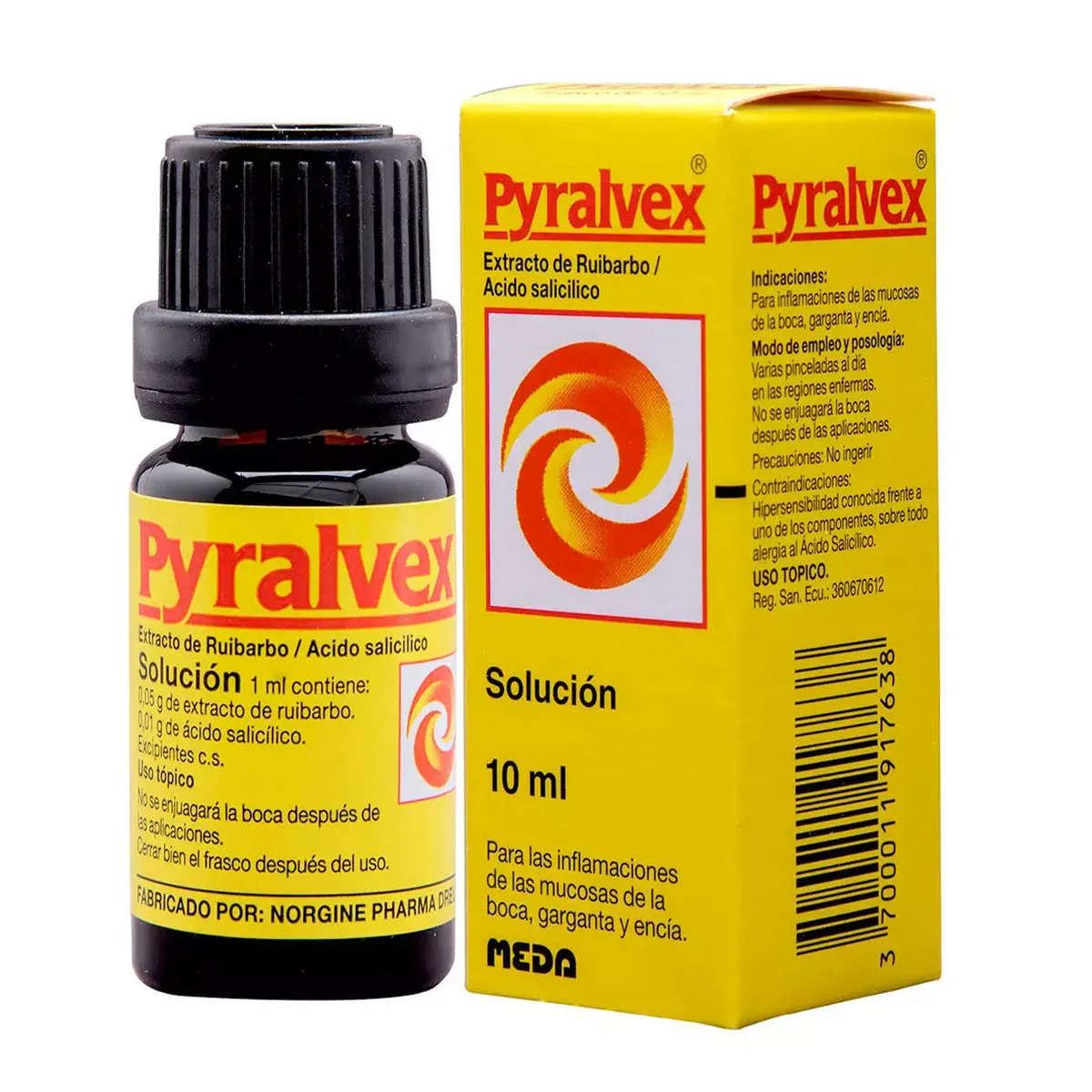 PYRALVEX GTS X 10 ML - Ecofarma