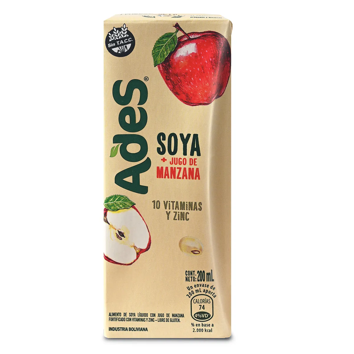 JUGO ADES MANZANA X 200 ML - Ecofarma