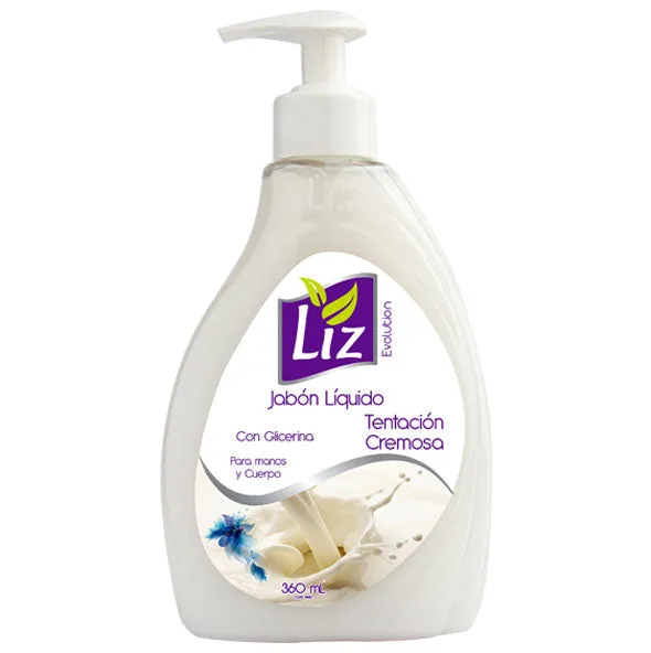 JABON LIQUIDO LIZ TENTACION CREMOSA X 360 ML - Ecofarma