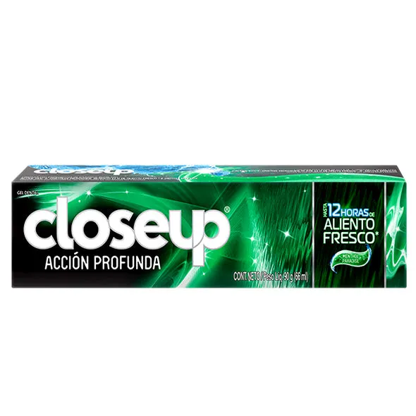 PASTA DENTAL CLOSEUP MENTOL TBO X 90 GR - Ecofarma