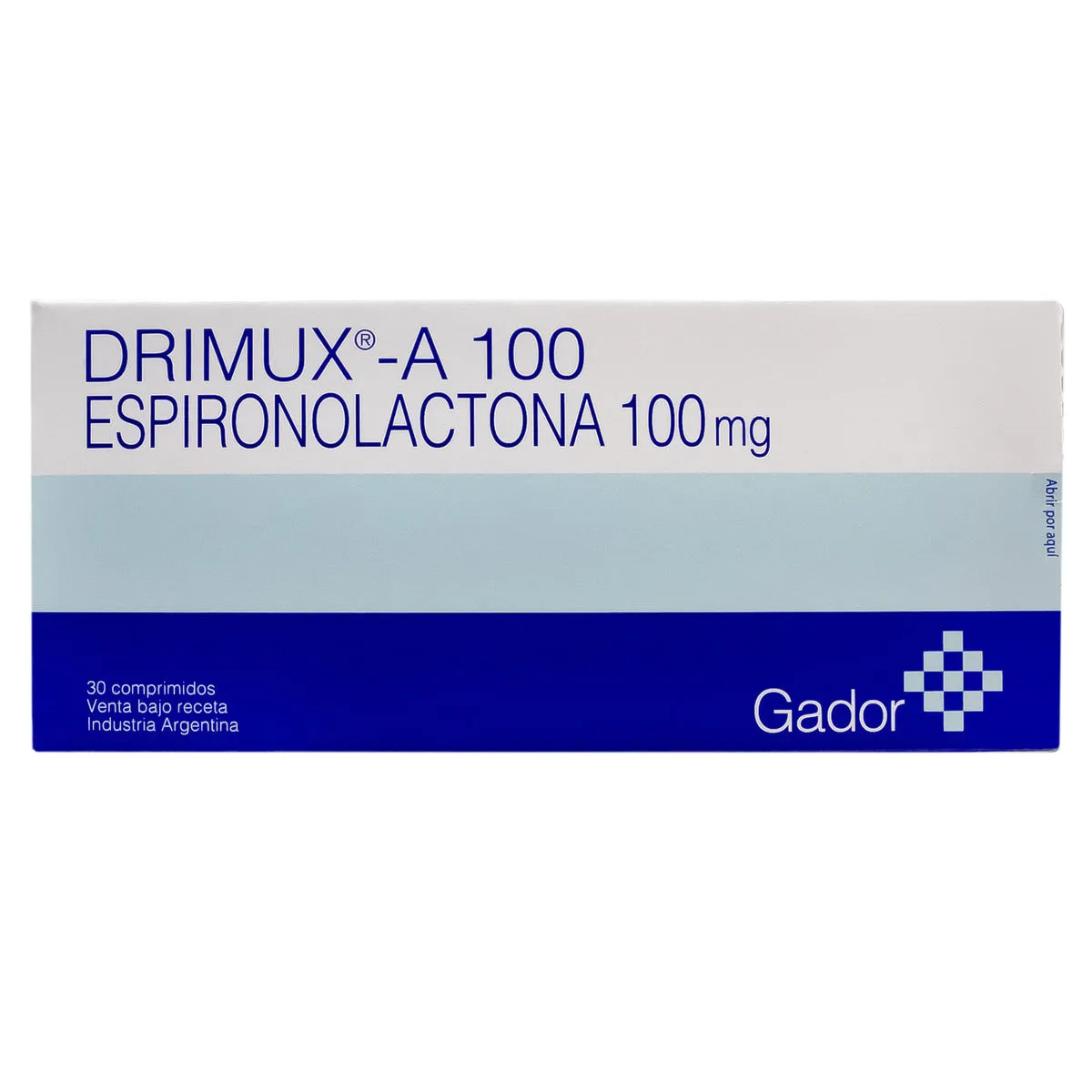 DRIMUX A 100 MG CAJA X 30 COMPRIMIDOS - Ecofarma