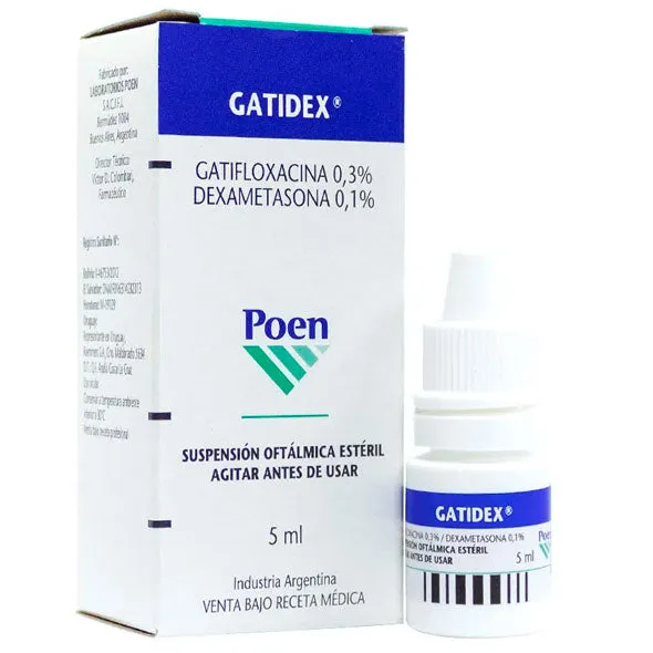 GATIDEX SUSP. OFTALMICA X 5 ML - Ecofarma