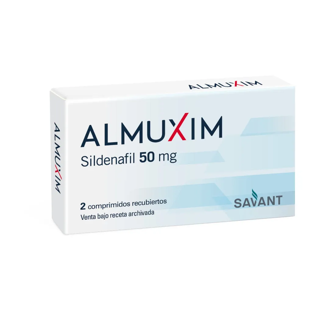 ALMUXIM 50 MG SILDENAFIL CAJA X 2 - Ecofarma