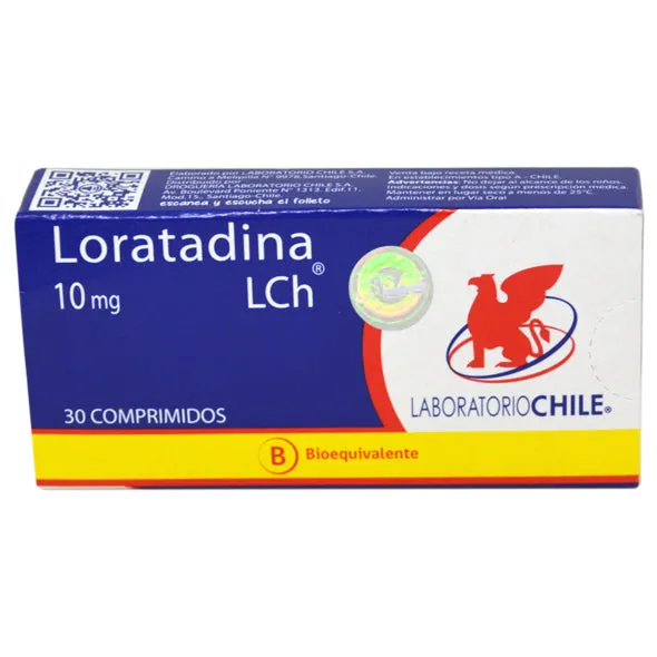 LORATADINA 10 MG CAJA X 30 COMPRIMIDOS - Ecofarma