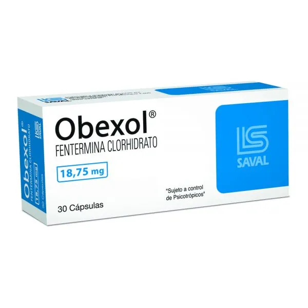 OBEXOL 18.75 MG CAJA X 30 COMPRIMIDOS - Ecofarma