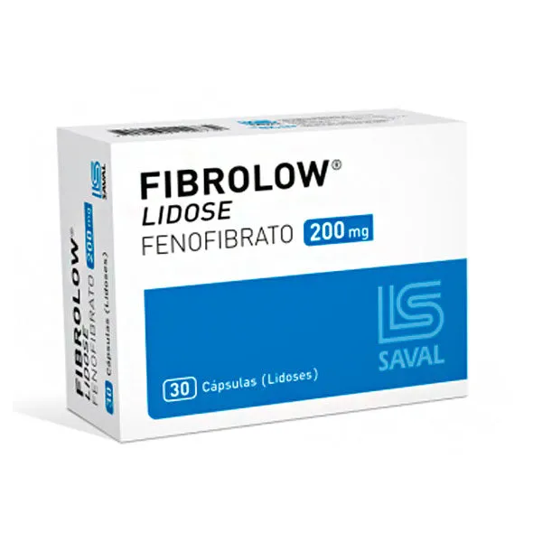 FIBROLOW 200 MG CAJA X 30 CAPSULAS - Ecofarma