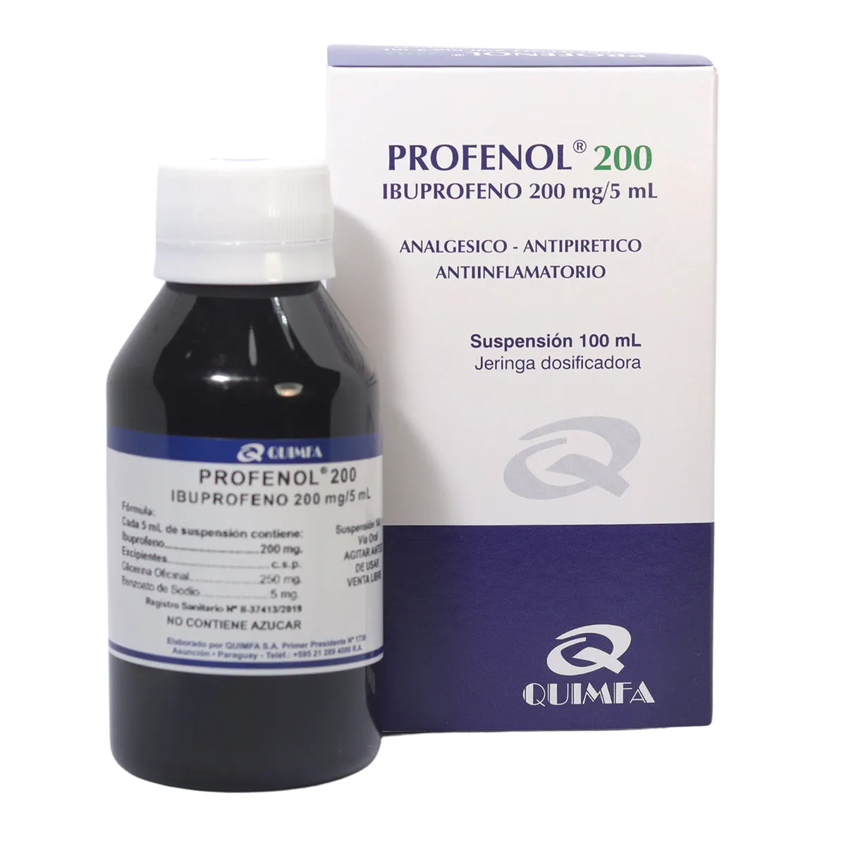 PROFENOL 200 MG SUSPENSION FCO X 100 ML - Ecofarma
