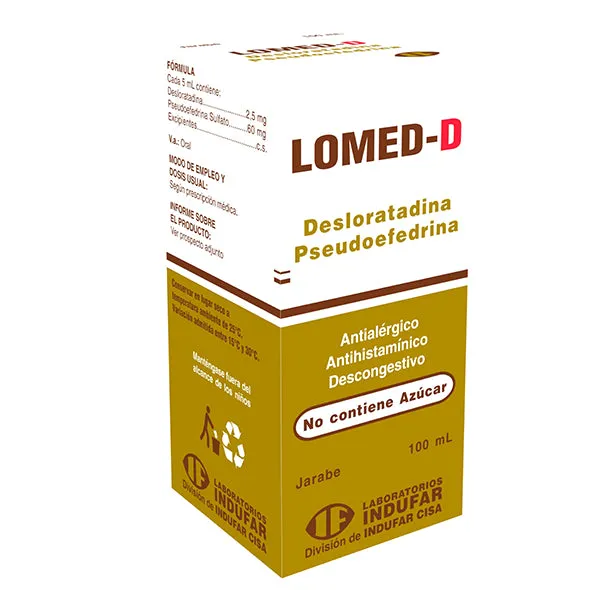 LOMED D JARABE FCO X 100 ML - Ecofarma