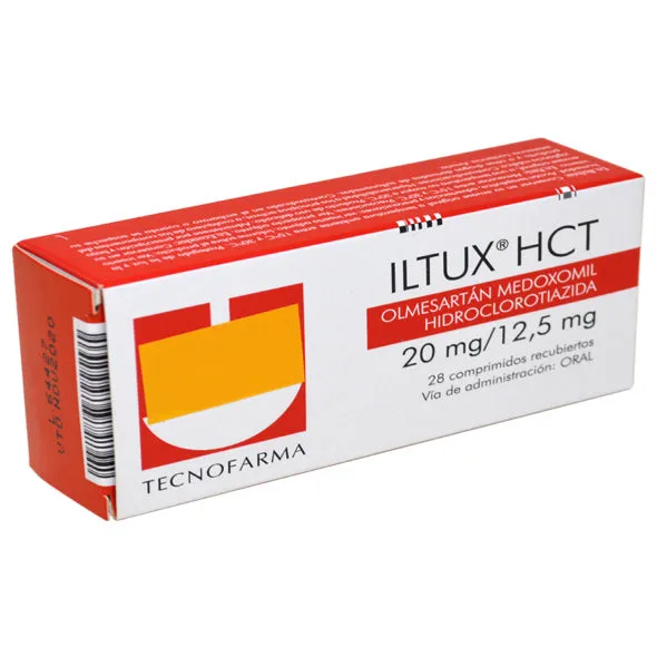 ILTUX HCT 20/12.5 CAJA X 28 COMPRIMIDOS - Ecofarma
