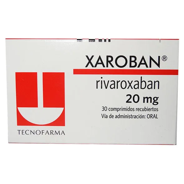 XAROBAN 20MG CAJA X 30 COMPRIMIDOS - Ecofarma