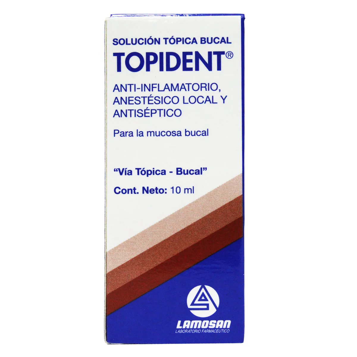TOPIDENT  SOLUCION   TOPICA BUCAL X 10 ML - Ecofarma