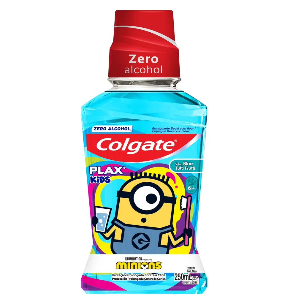 ENJUAGUE BUCAL MINIONS PLAX KIDS X 250 ML - Ecofarma
