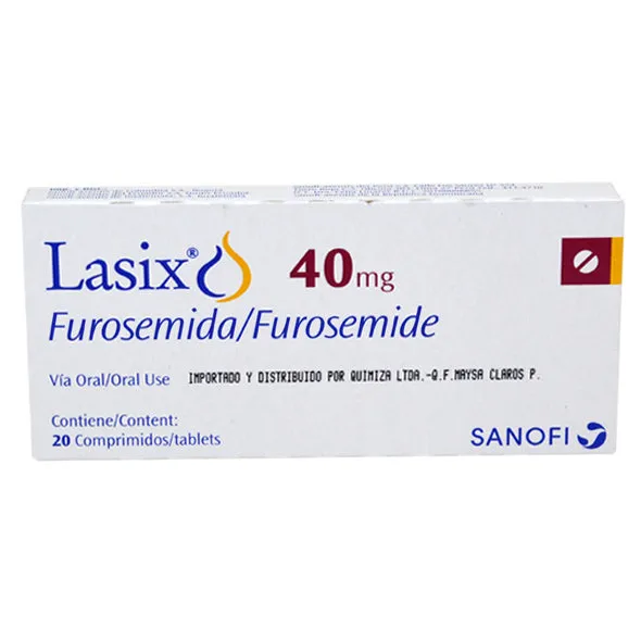 LASIX 40 MG CAJA X 20 COMPRIMIDOS - Ecofarma