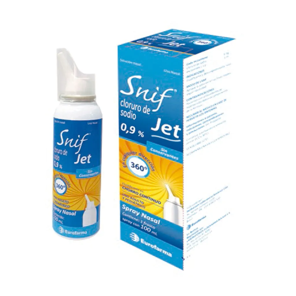 SNIF JET SPRAY NASAL 0.9% X 100 ML - Ecofarma
