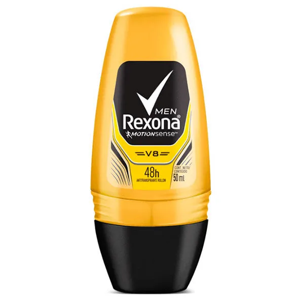 DESODORANTE REXONA MEN ROLLON "V8" X 50 ML - Ecofarma