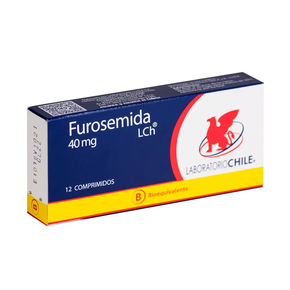 FUROSEMIDA 40 MG CAJA X 12 COMPRIMIDOS - Ecofarma