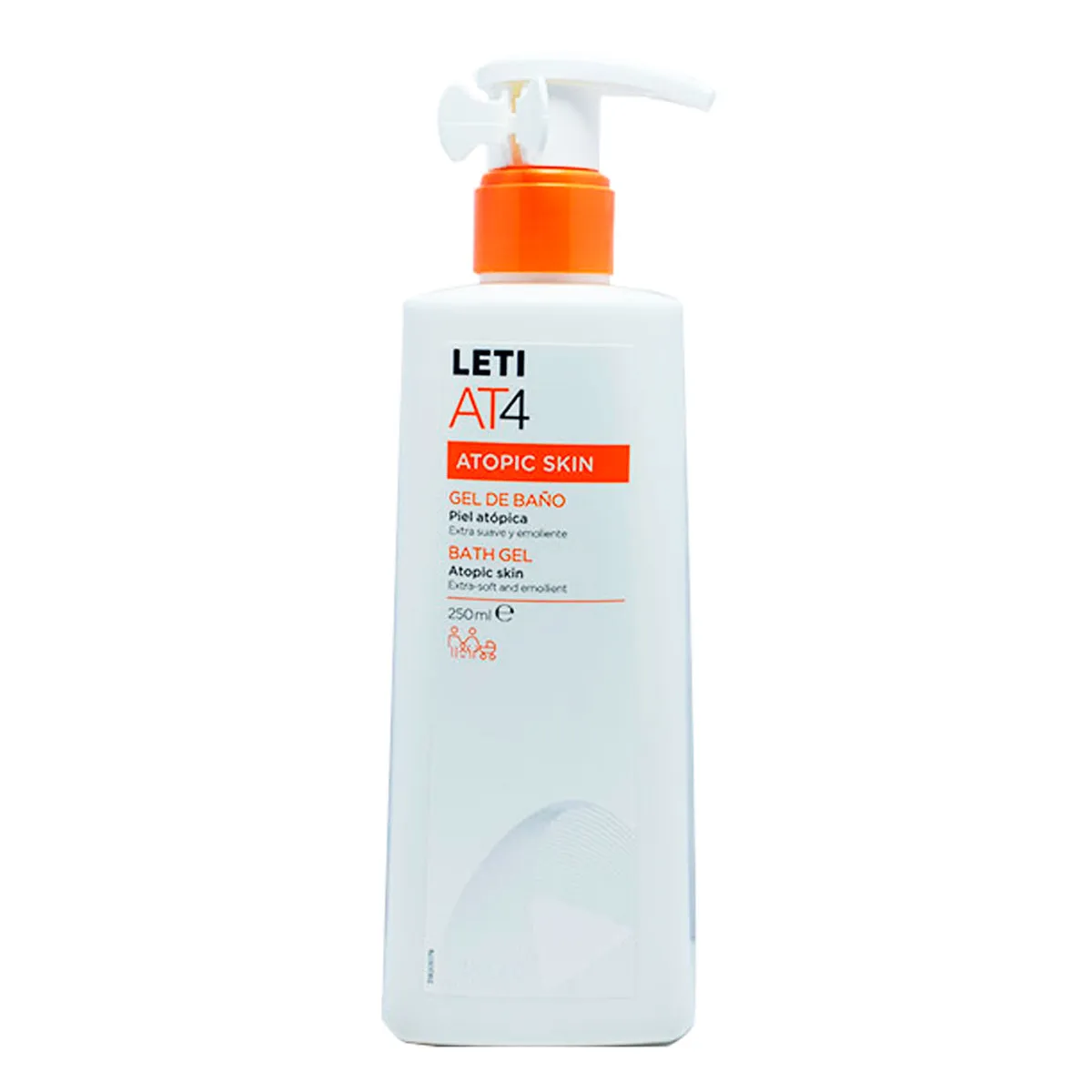 LETI AT4 GEL DE BAÑO PIEL ATOPICA X 250 ML - Ecofarma