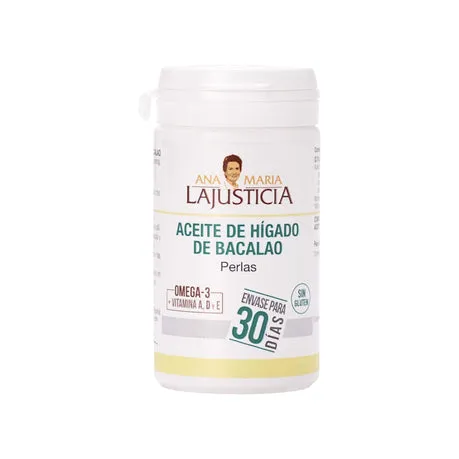 ACEITE DE HIGADO DE BACALAO FRASCO X 90 PERLAS - Ecofarma