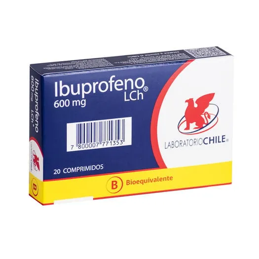 IBUPROFENO 600 MG CAJA X 20 COMPRIMIDOS - Ecofarma
