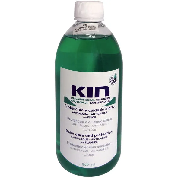 KIN FLUOR ENJUAGUE BUCAL X 500 ML - Ecofarma