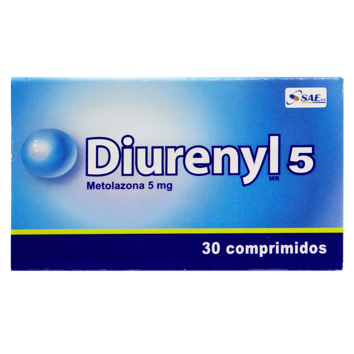 DIURENYL 5 MG CJA X 30 COMPRIMIDOS - Ecofarma