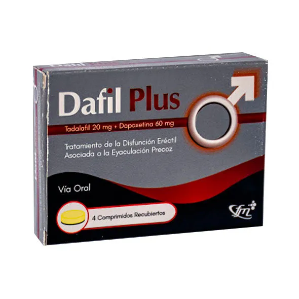 DAFIL PLUS CAJA X 4 COMPRIMIDOS - Ecofarma