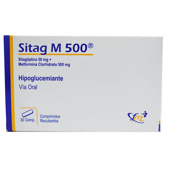 SITAG M 500 MG CAJA X 30 COMPRIMIDOS - Ecofarma