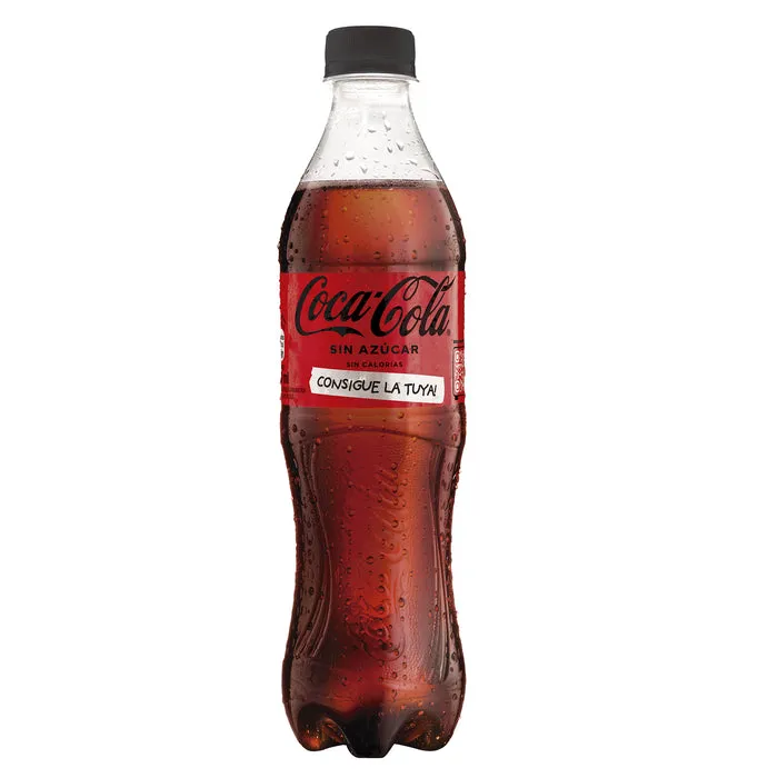 COCA COLA SIN AZUCAR BOTELLA X 500 ML - Ecofarma