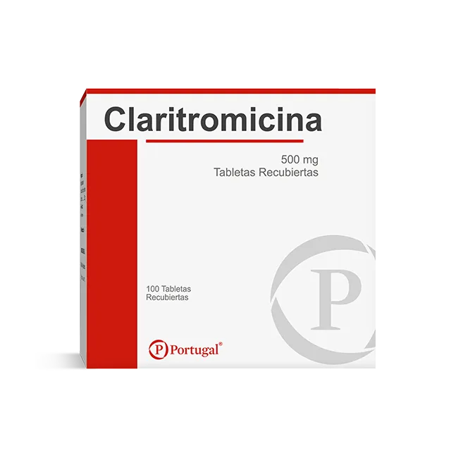 CLARITROMICINA 500 MG CAJA X 100 TABLETAS - Ecofarma