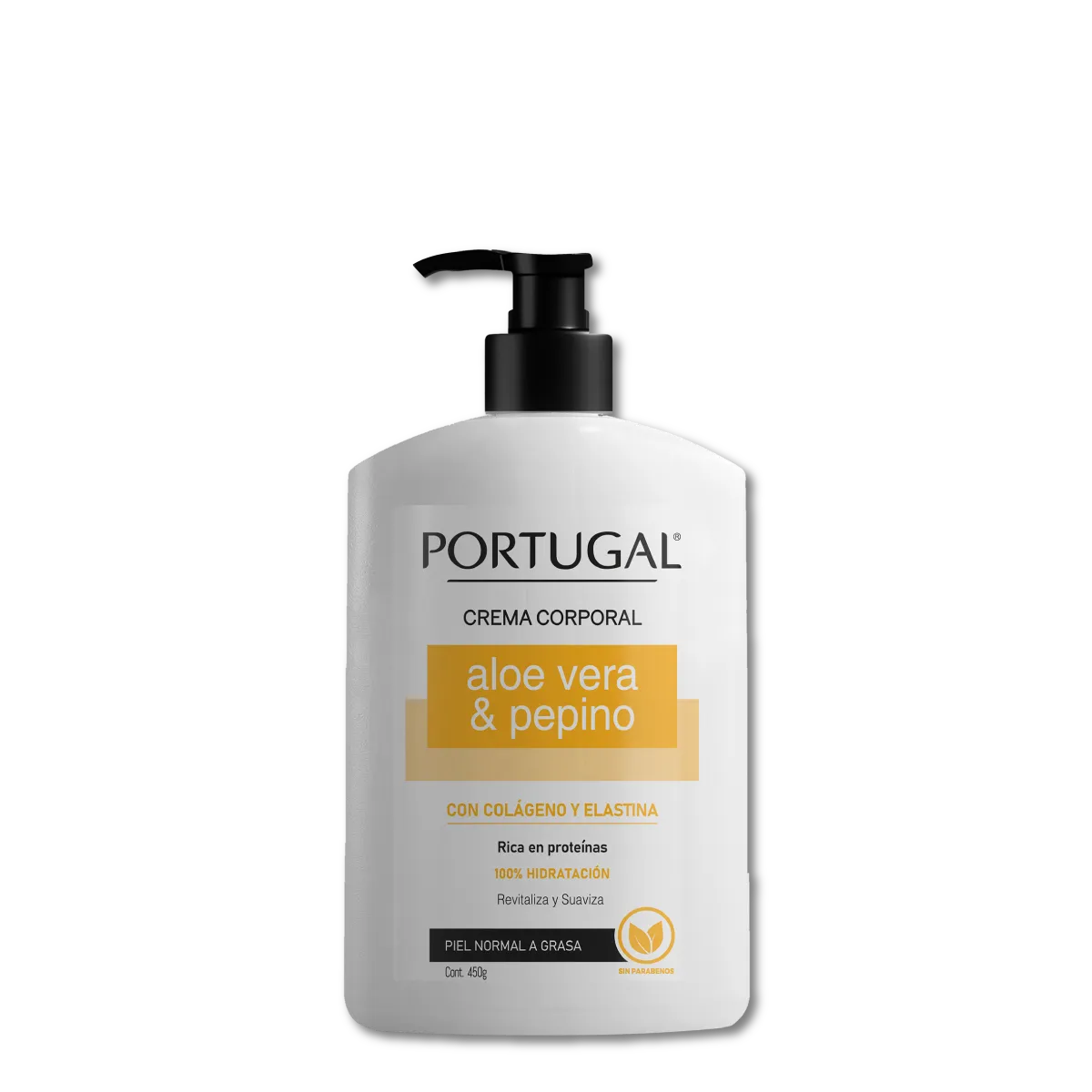 CREMA CORPORAL ALOE VERA Y PEPINO FCO X 450 GR - Ecofarma