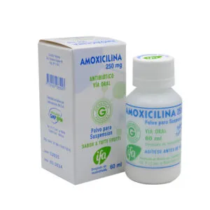 AMOXICILINA 250 MG SUSPENCION X 60 ML - Ecofarma