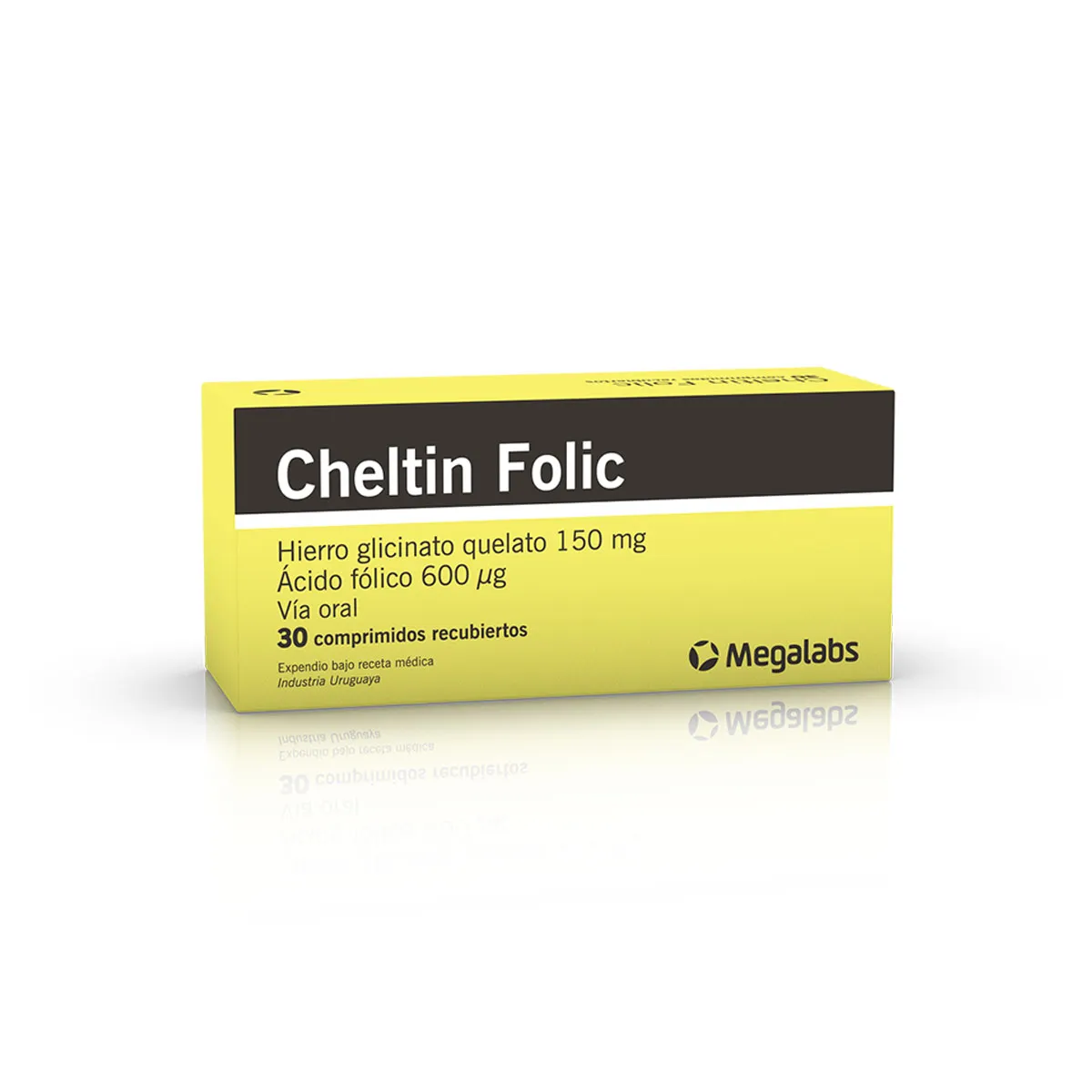 CHELTIN FOLIC CAJA X 30 COMPRIMIDOS RECUBIERTOS - Ecofarma